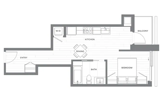 Unit S-1609 S-1609 floor plan